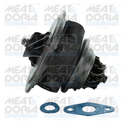 Core assembly, turbocharger